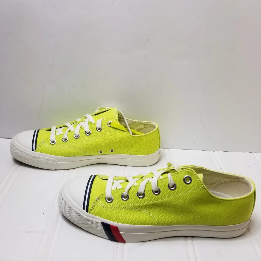 Keds Sneakers Men’s 10 Wild Lime Neon Canvas NIB Retro Streetwear